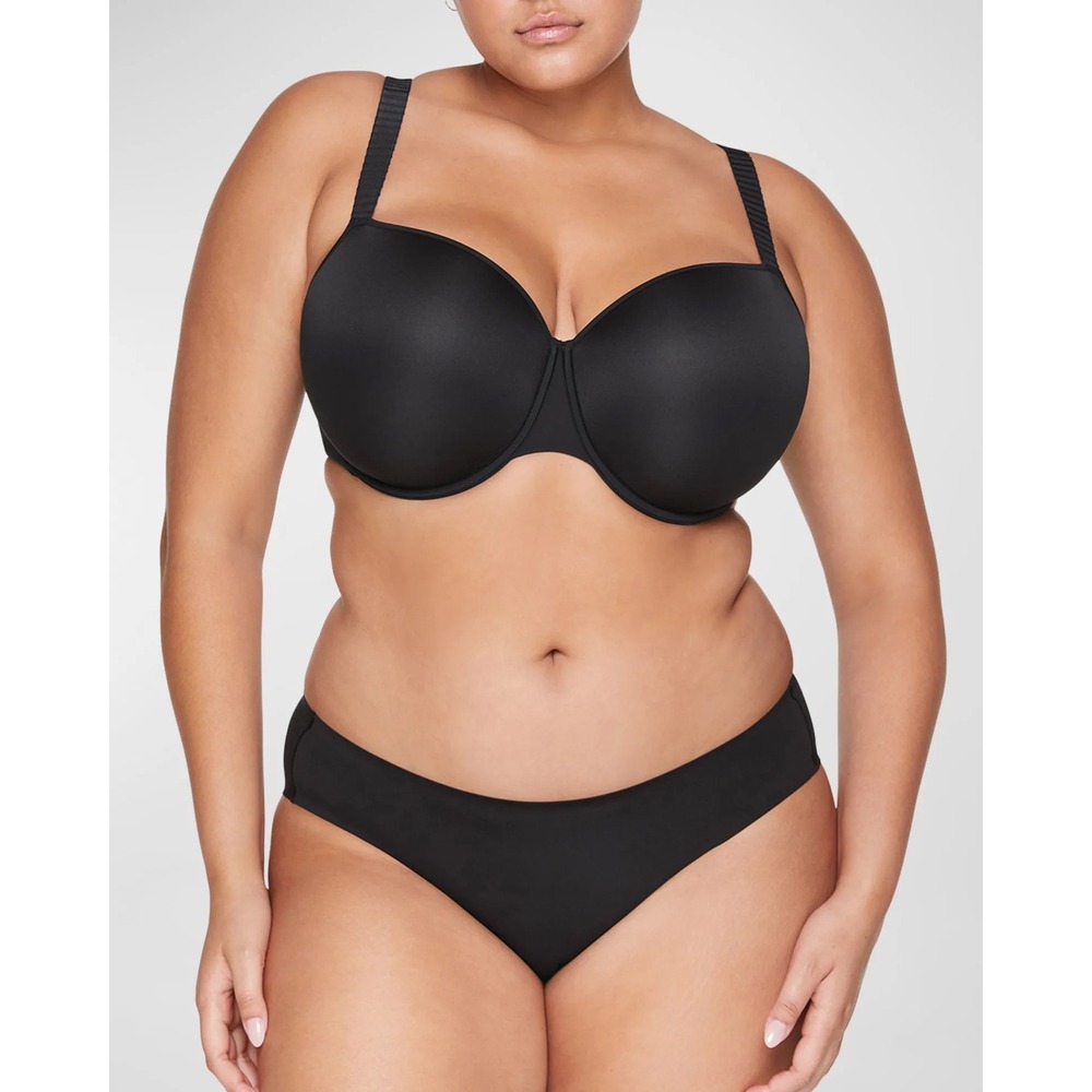 ThirdLove Classic T-Shirt Bra Size 42B Black Underwire Seamless Comfortable